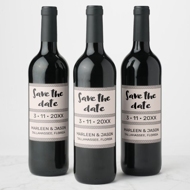 Salvar a data Etiqueta do Vinho (Garrafas)