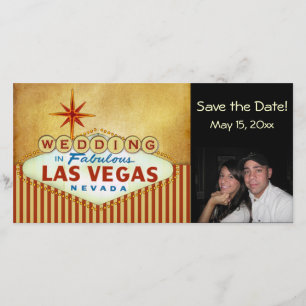 Salvar a data Las Vegas que Wedding cartões de