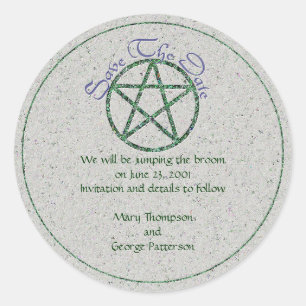 Salvar a etiqueta de Handfasting da data