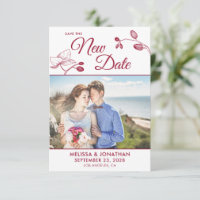 Salvar a nova foto de adiamento do casamento