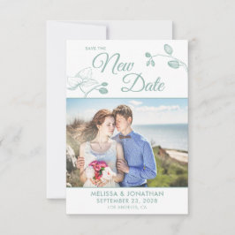 Salvar a nova foto de adiamento do casamento