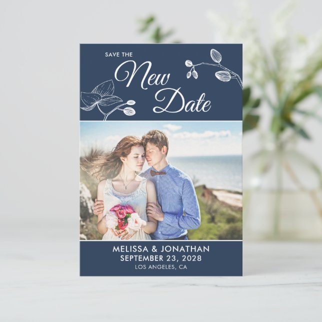 Salvar a nova foto de adiamento do casamento (Em pé/Frente)