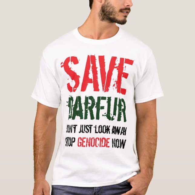 Salvar Camisa de Darfur (Frente)