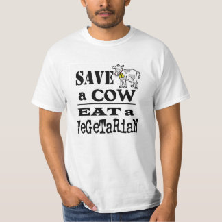 Salvar camisas de cor clara de vaca