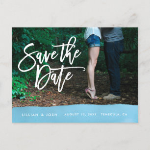 Salvar Cartão-postal, cartão com fotos, aquarela