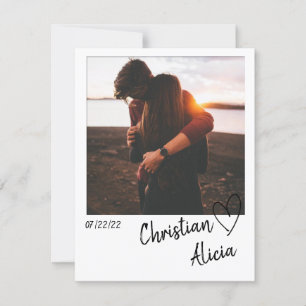 Salvar minimamente o Cartão com fotos de data