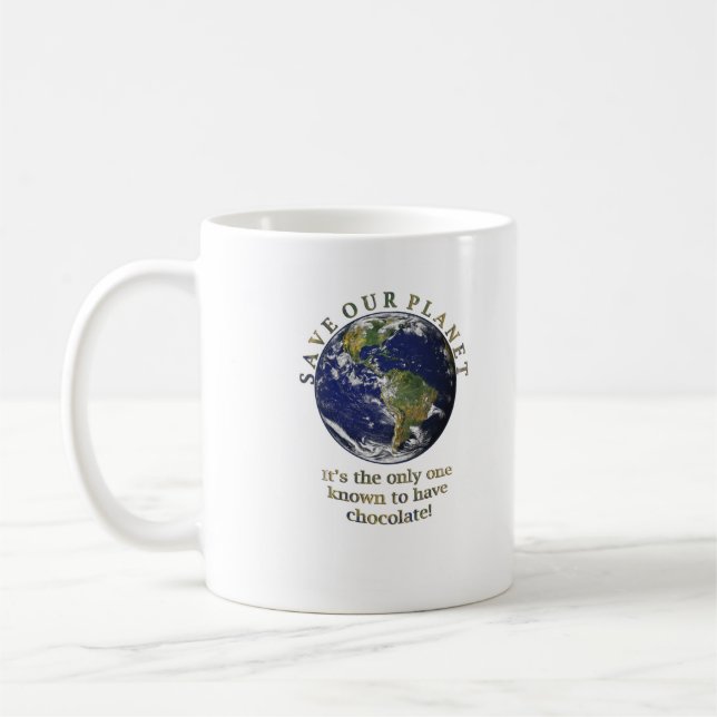 Salvar nossa caneca do planeta (Esquerda)