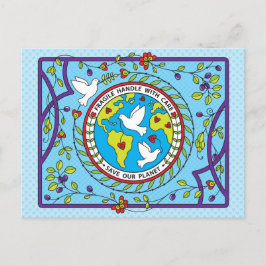 Salvar nosso planeta_ Cartão postal