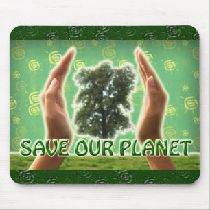 Salvar nosso planeta Mousepad
