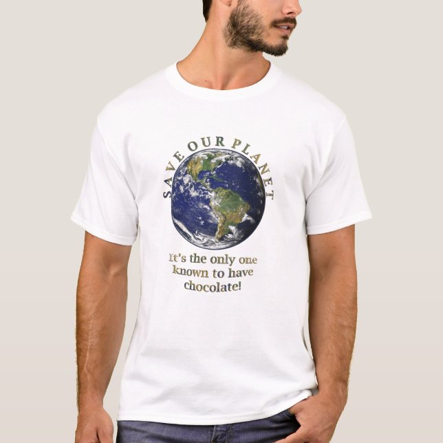 Salvar nosso t-shirt do planeta (Frente)