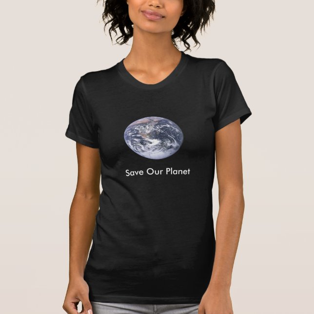 Salvar nosso t-shirt do planeta (Frente)