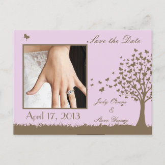 Salvar o anúncio da árvore de borboletas Data