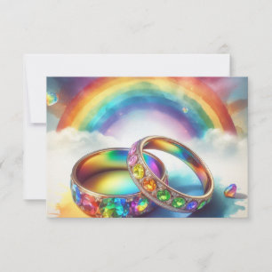 SALVAR O Anúncio de convite de Gay de DATA