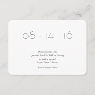 Salvar o Anúncio de Data