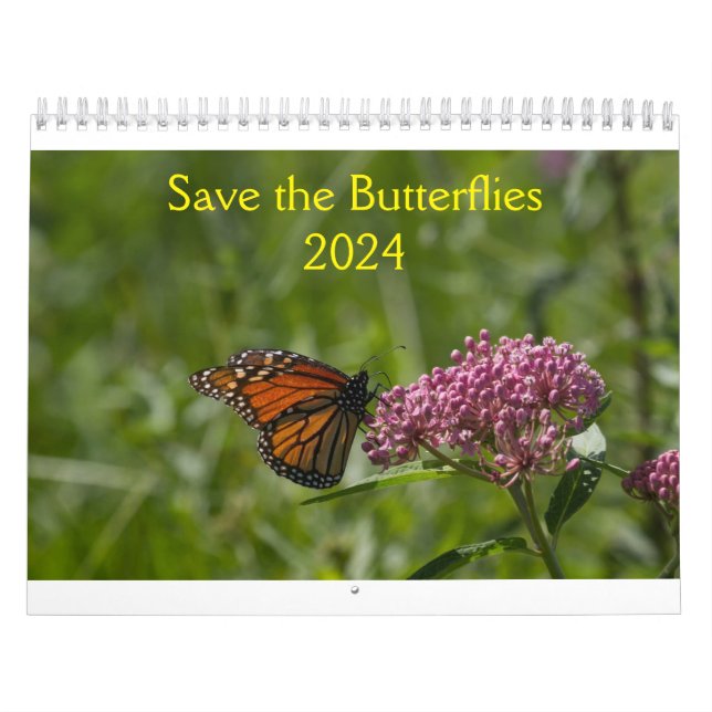 Salvar o Calendário 2024 das Borboletas (Capa)