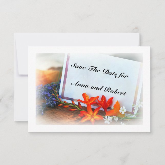 Salvar O Cartão De Resposta De Recepção De Data (Frente)