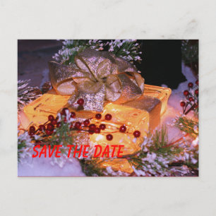 Salvar o cartão do feriado da grinalda do arco do