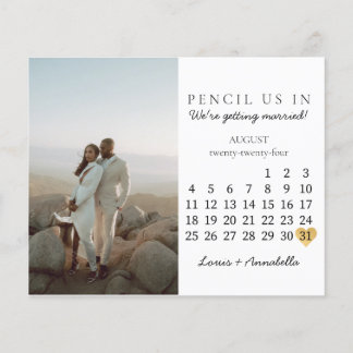 Salvar o Coração do Calendário de Data de agosto d