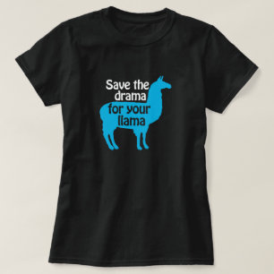 Salvar o drama para sua camisa do lama