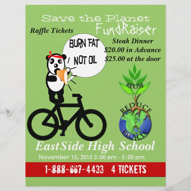 Salvar o folheto da floresta (Frente)