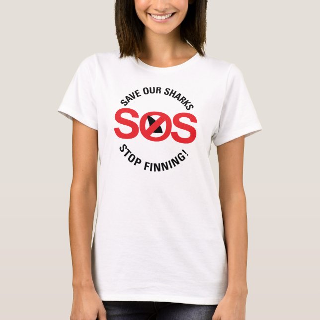 Salvar o t-shirt básico das nossas mulheres de (Frente)