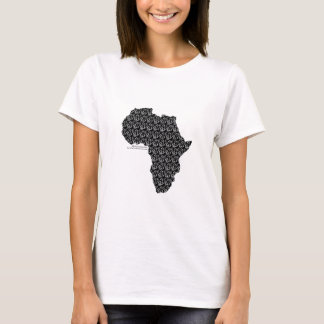 Salvar o t-shirt carnudo de África do unicórnio