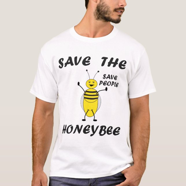 Salvar o t-shirt da abelha (Frente)