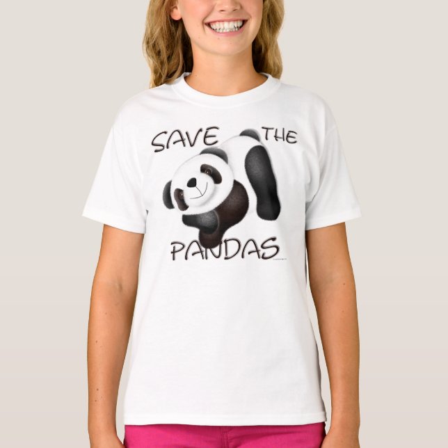 Salvar o T-Shirt dos Pandas (Frente)
