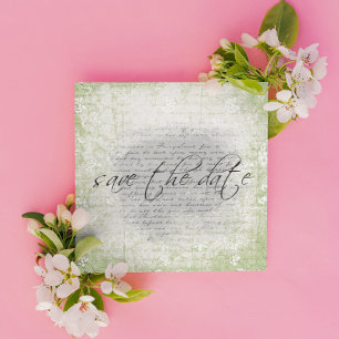 Salvar os Anúncios de Data no Vintage Floral