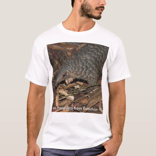 Salvar Pangolins do t-shirt da extinção (Frente)