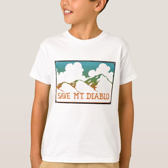 Salvar T-Shirt do Monte Diablo Kids (Frente)