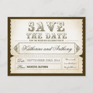 salvar tíquetes de data - cartões postais