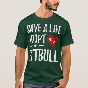 Salvar uma Vida Adotar uma Camisa Pitbull para Cac