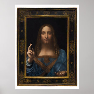 Salvator Mundi Fine Art Poster Impressão
