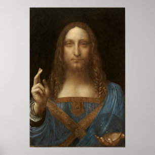 Salvator Mundi por Leonardo da Vinci - poster