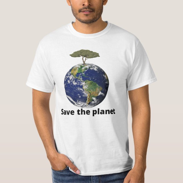 salve a camiseta do planeta (Frente)