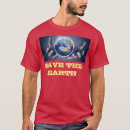 Salve a camiseta dos homens da Terra