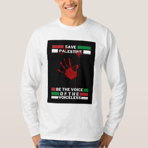 Salve a camiseta masculina da Palestina   Palestin