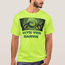 Salve a camiseta terrestre