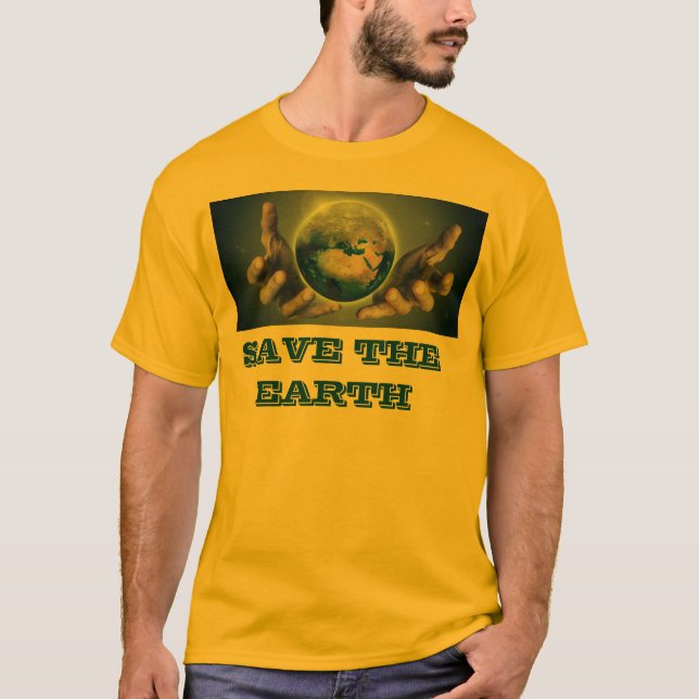 Salve a camiseta terrestre (Frente)