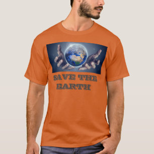 Salve a camiseta terrestre