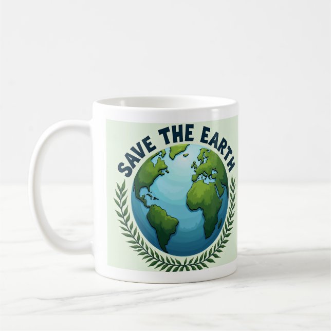 Salve a caneca da Terra (Esquerda)