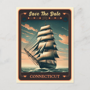 Salve a Data   Cartão Postal de Convite de Connect