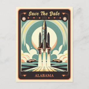 Salve a Data Cartão Postal de Convite do Alabama