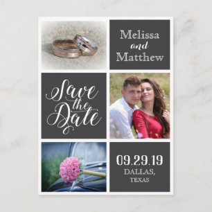 Salve a data, design de convite de casamento.