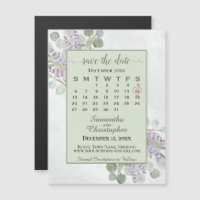 Salve a data do calendário de Lavanda Eucalyptus