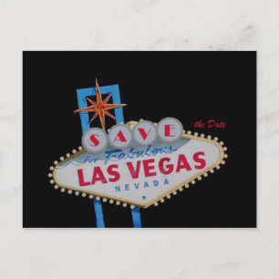 SALVE a data do cartão postal de Las Vegas fabulos