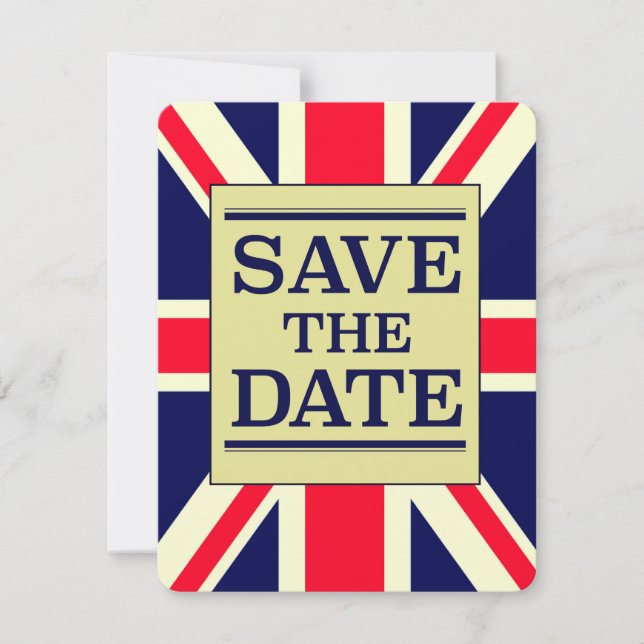 Salve a Data Vintage Union jack (Frente)