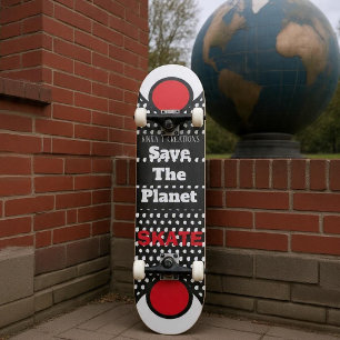 Salve A Placa Do Skate Do Planeta