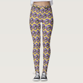Salve as Abelhas-de-Mão Costumadas Leggings de Abe